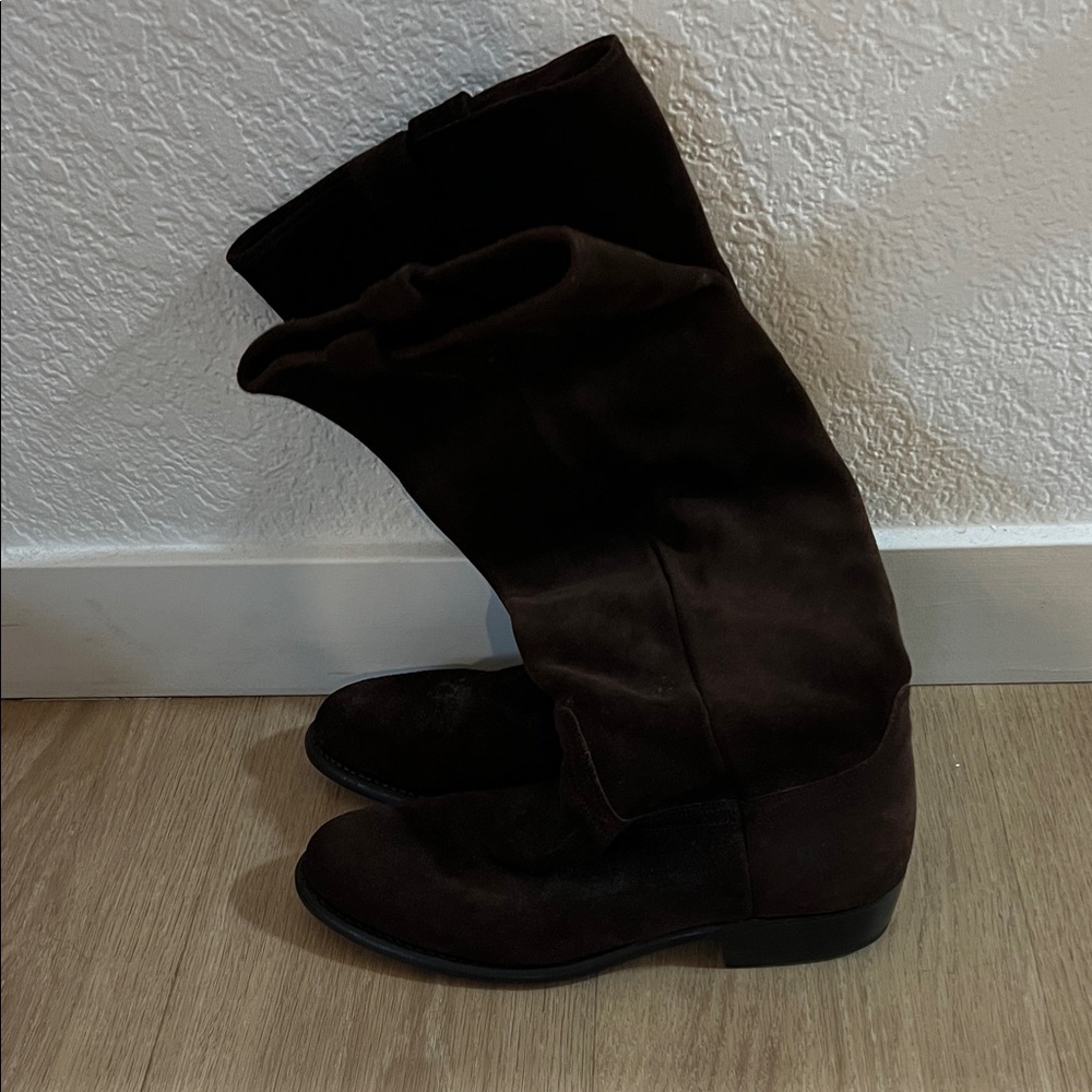 FRYE AND CO. Dark Brown Heeled Boots